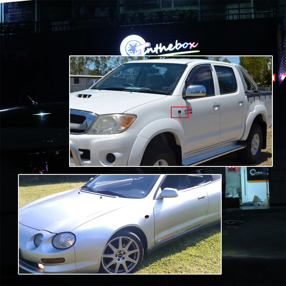 لتويوتا سوبرا MKIV سيليكا MR2 كورولا RAV4 بريوس I كارينا E Starlet هايلكس باسيو أفينسيس فيرسو الجانب الأمامي ماركر قذائف خفيفة