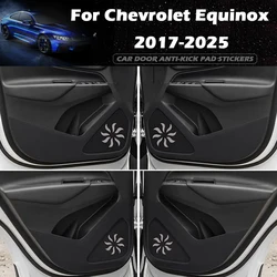 For Chevrolet Chevy Equinox 2017 - 2025 Car Auto Door Anti Kick Pad Protection Film Protector Stickers Trim Decor Accessories