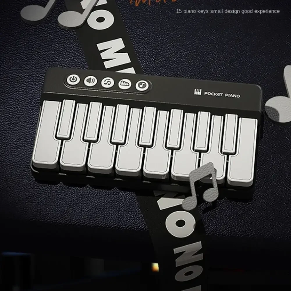 Mini Kieszonkowa Elektroniczna Klawiatura Pianino Przenośny Organ Urocza Personalizowana Edukacyjna Zabawka Muzyczna dla Dzieci Prezent Odpowiedni dla dzieci w wieku od 3 do 8 lat