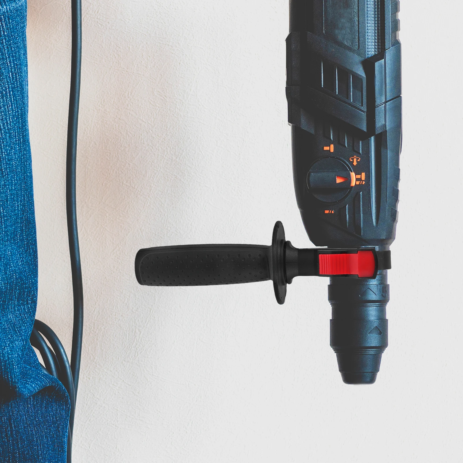 Sturdy Electric Hammer Side Handle 46-52Mm Adjustable Front Auxiliary Grip Tool Non-Slip Ergonomic Drill