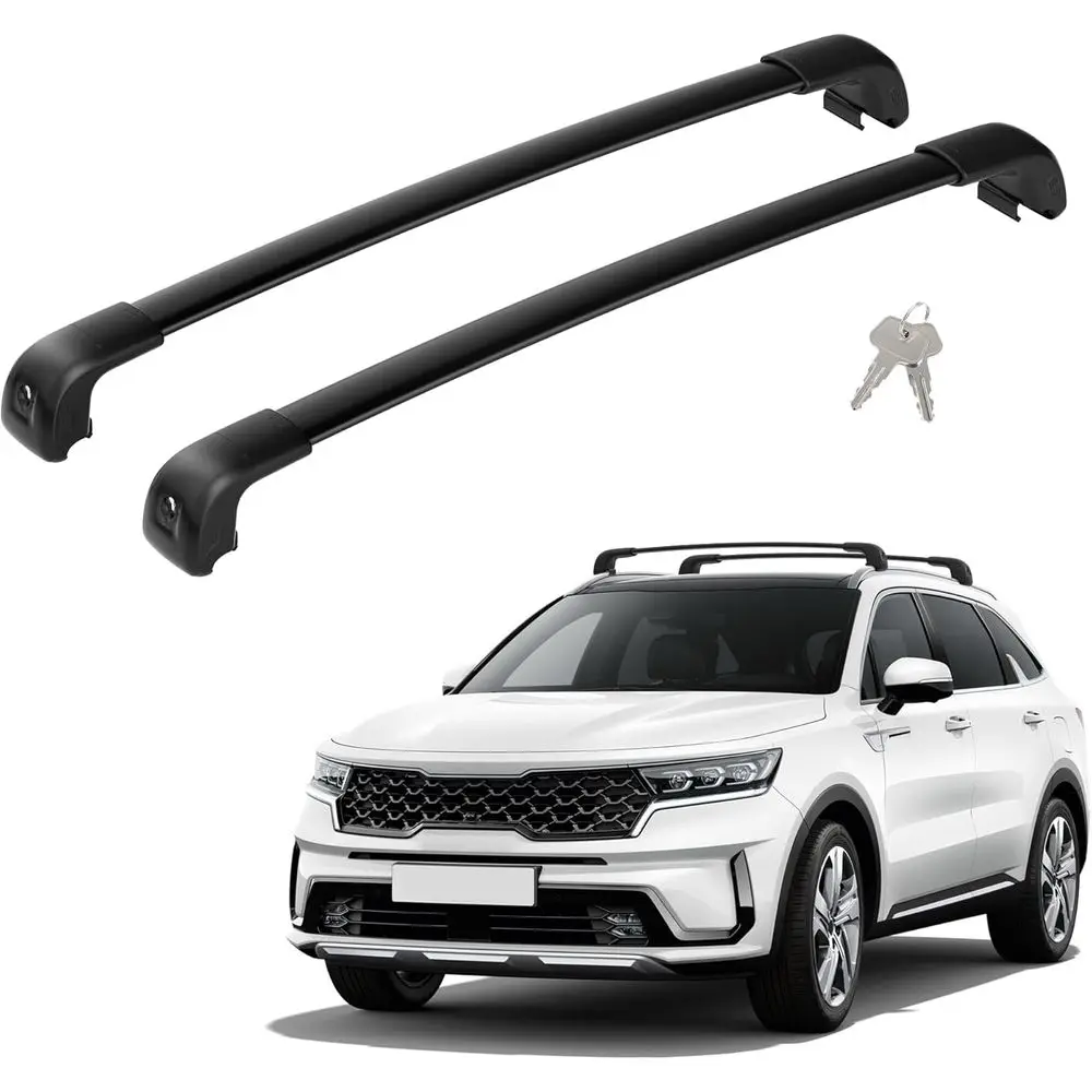 

300Lbs Lockable Roo Rack Bars Compatible with Kia Sorento & Sorento Hybird 2021-2026, bars Cargo Racks Rootop Lage Canoe k Campi