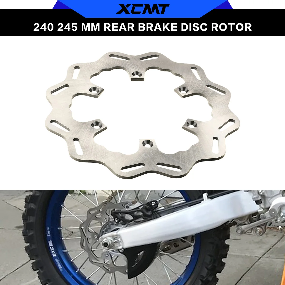 For Yamaha YZ WR YZ125 YZ250 YZ250F YZ250FX YZ450F YZ450FX WR250F WR450F Part Motorcycle 240mm 245mm Front Rear Brake Disc Rotor