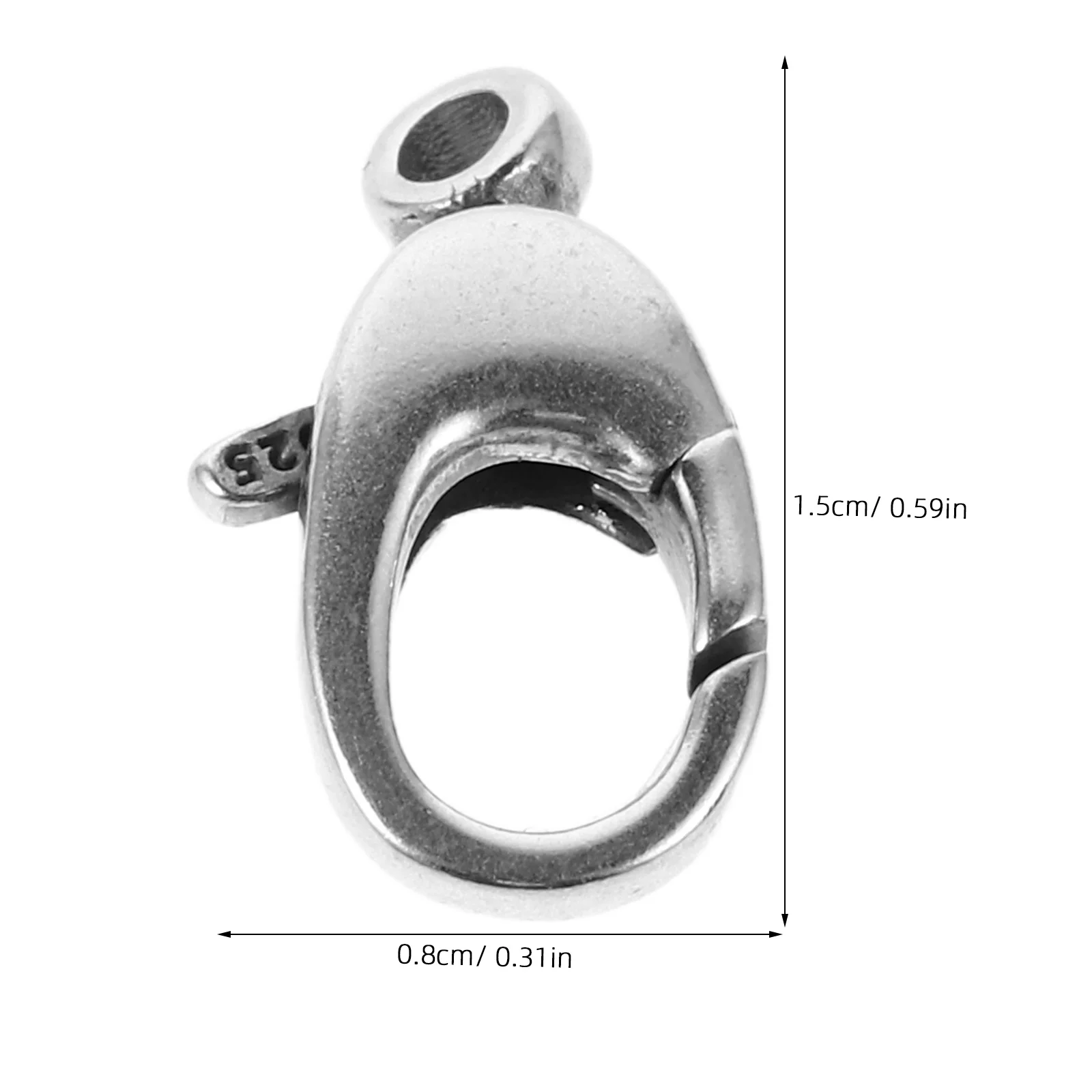 Silver Lobster Clasp DIY Jewelry Making Necklace Bracelet Earring Supplies Secure Spring Mechanism Multipurpose Durable Easy