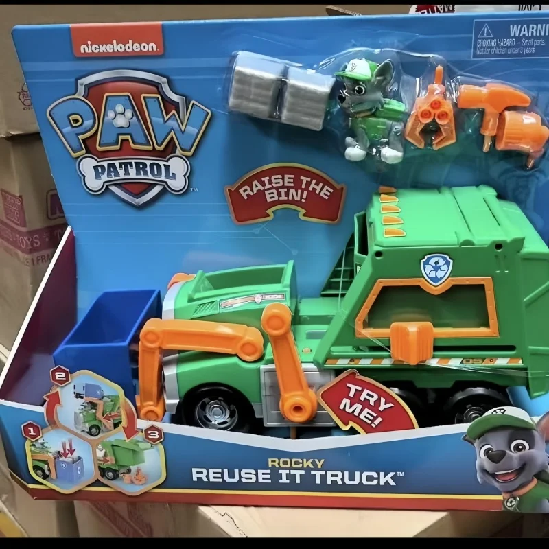 

In Stock Paw Patrol Grey Super Recycling Car Ultimate Archie Furry Transformation Garbage Rescue Car Toy Children'S Birthday Gif