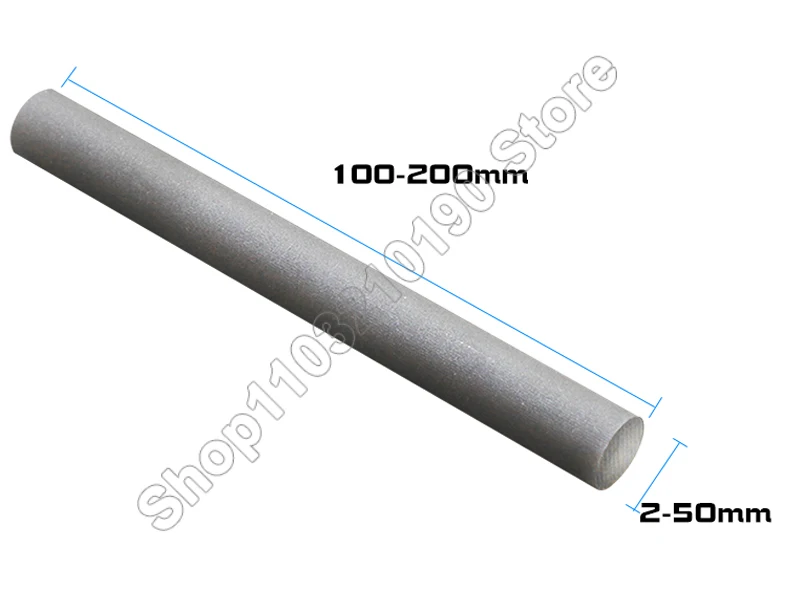 1Pc Round Rod Porous Breathable Steel Round Bar Diameter 3 4 5 6 8-28mm PM35 Mold Steel Rod Column Tool Steel Length 10mm-100mm