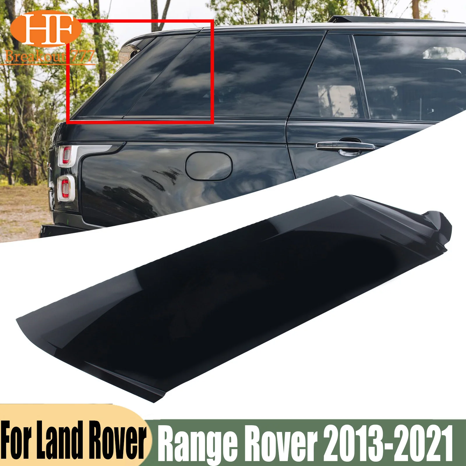 Rear Outside D Pillar Finish Molding Trim For Land Rover Range Rover 2013-2021