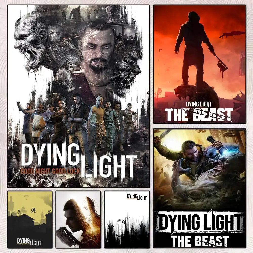 D-Dying Light The Beast постер HD художественная роспись Wallart постер для украшения дома комнаты DIY винтажный декор с принтом