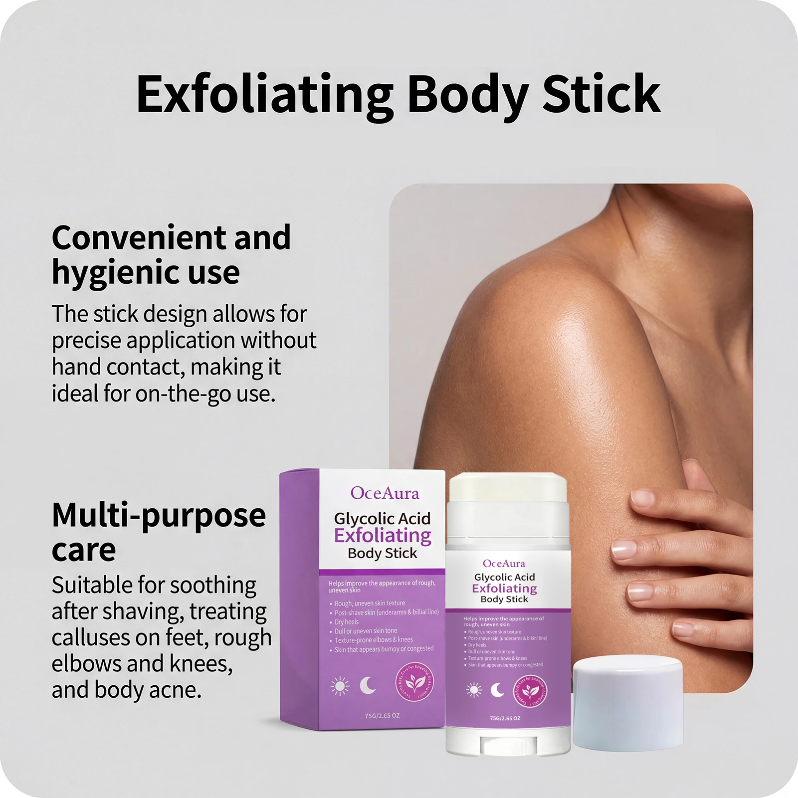 Exfoliating Body Stick Smoothi - Glycolic Acid Exfoliant recension och pris