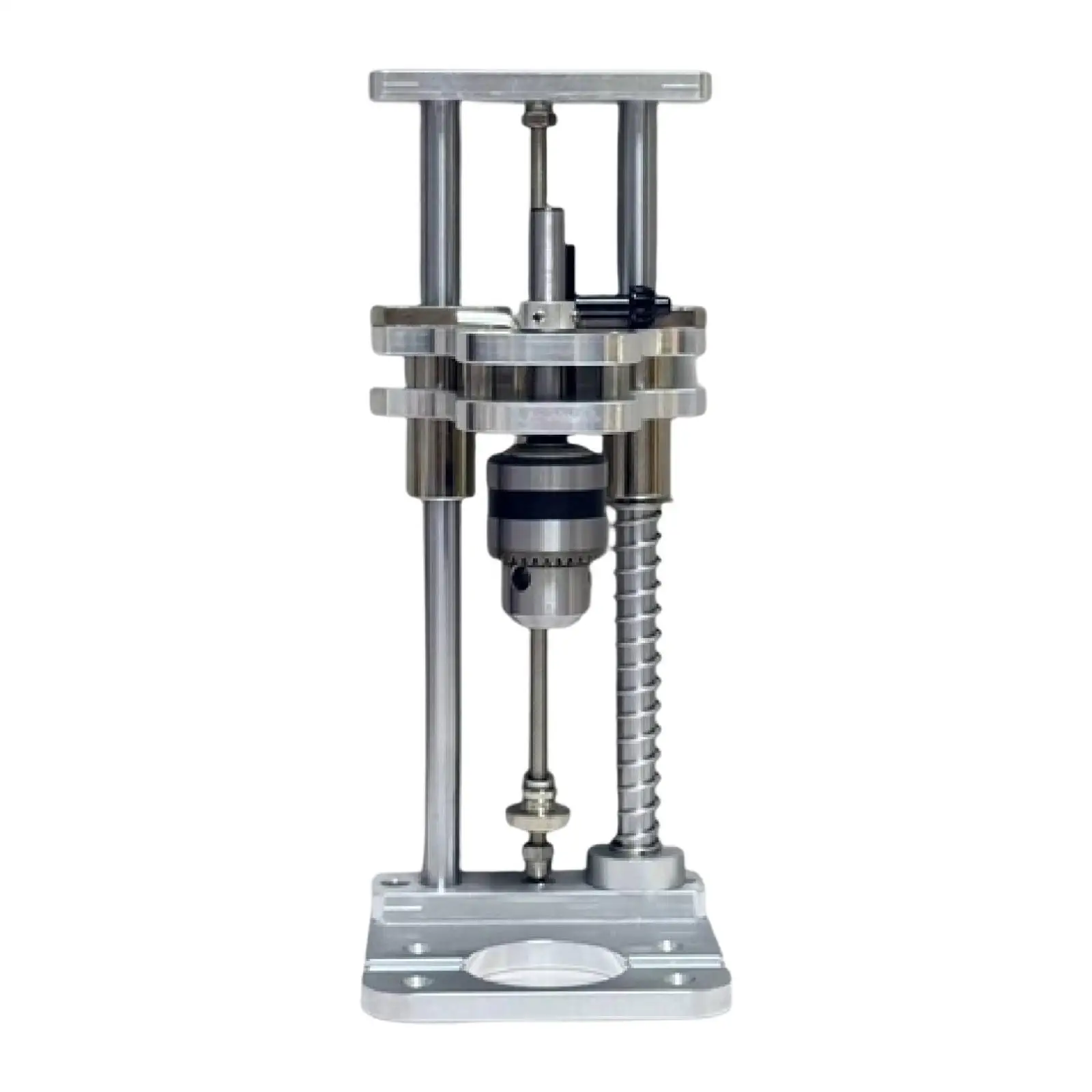 Portable Drill Stand Holder Steel Drilling Jig Vertical Guide for Hole Alignment in Woodworking Projects