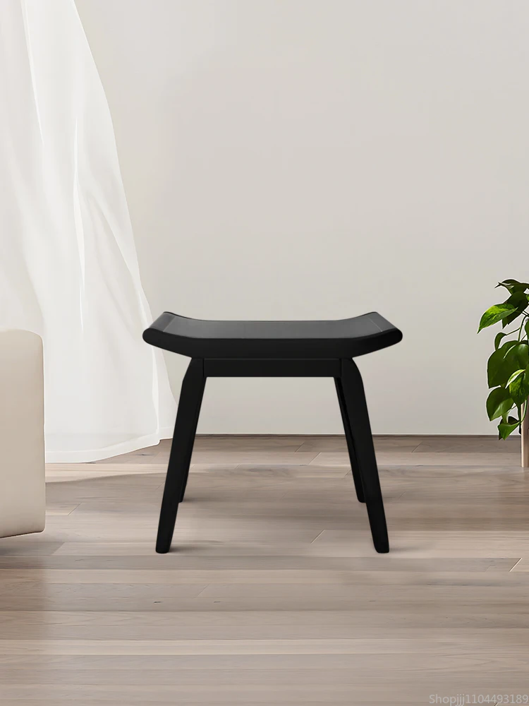

Italian Saddle Stool - Designer Solid Wood Seat for Dining & Vanity
