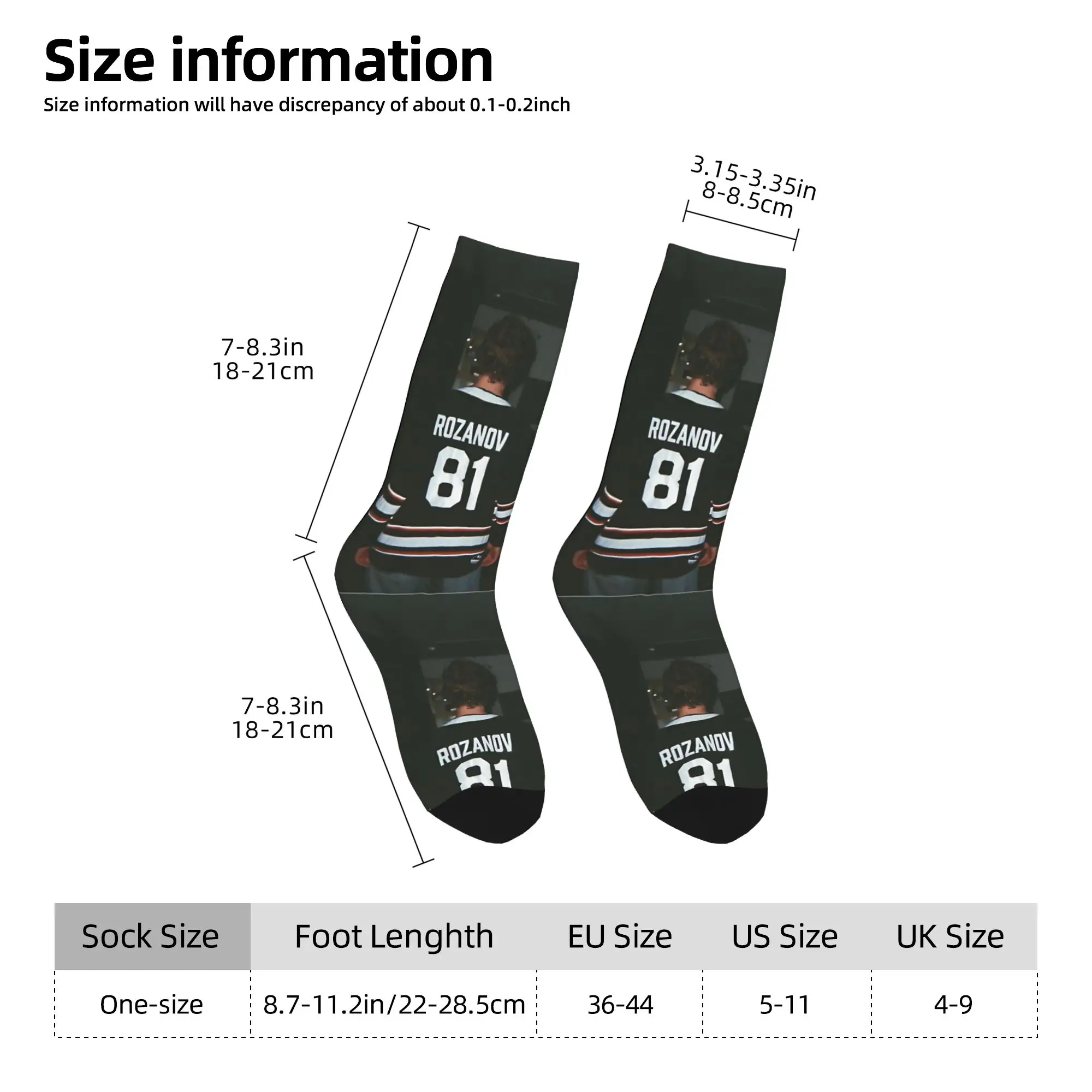 Autumn Winter Colorful Men's Women's Ilya And Shane Heated Rivalry  Socks  Breathable Football Socks