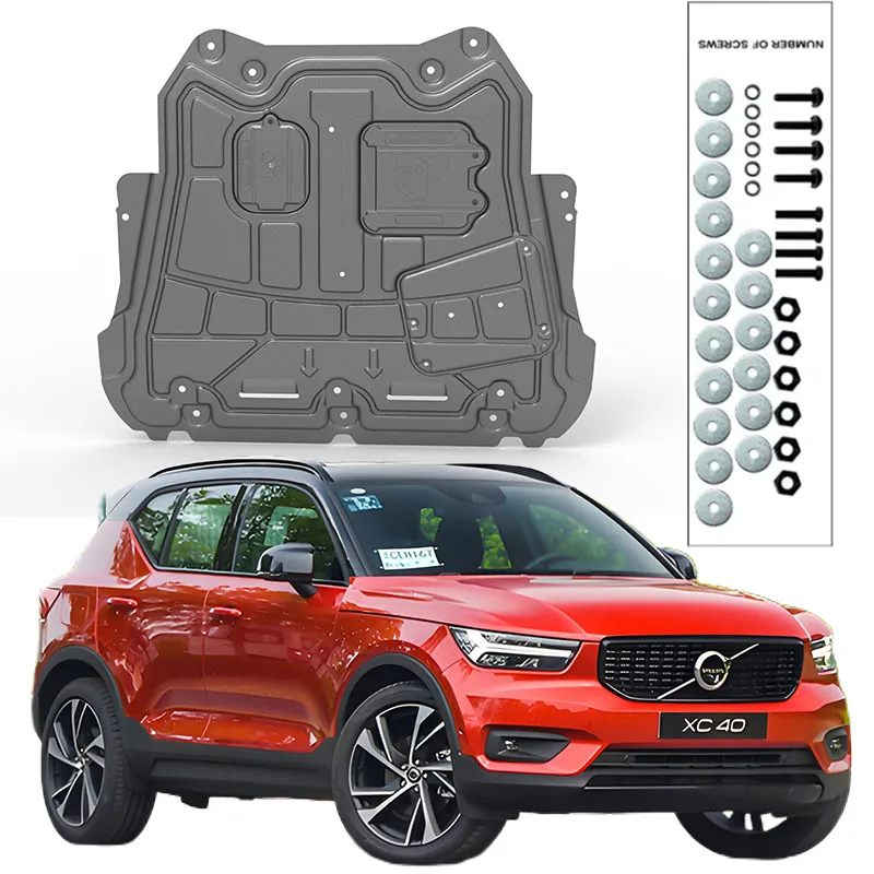 

Высококачественный сплав под двигателем, брызговик, брызговик, панель брызговика для Volvo XC40 2019-2024 1,5 T 2,0 T