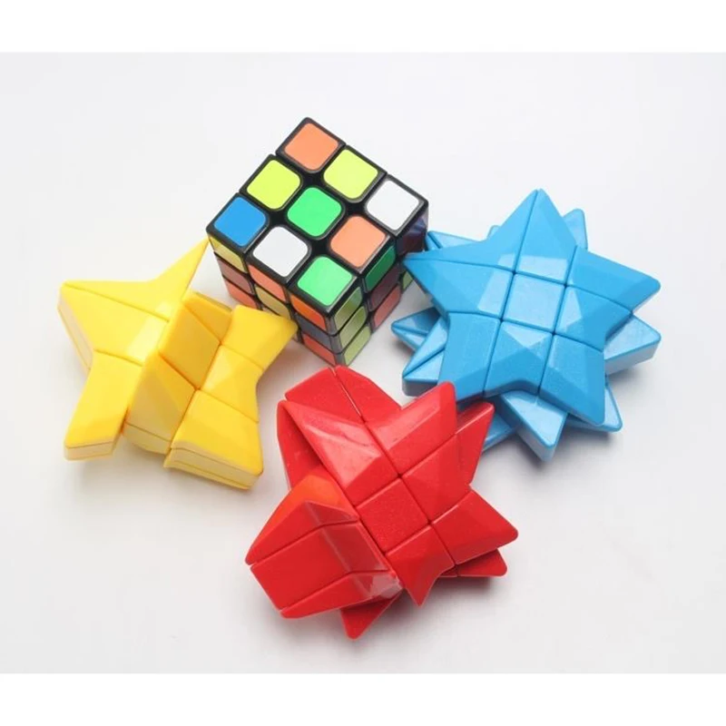 Five Pointed Star Puzzle Magico Cubo 3x3 Cube Magic Cube  Twisty Puzzle Cube Toy For Kids Children Magic Cube Puzzl