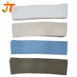 JIETAI-Irregular Hollow-Out Jacquard for Sewing, Rib Fabric, Knitted DIY Cloth Accessories, Collar Cuffs, Soft, Cool, Solid