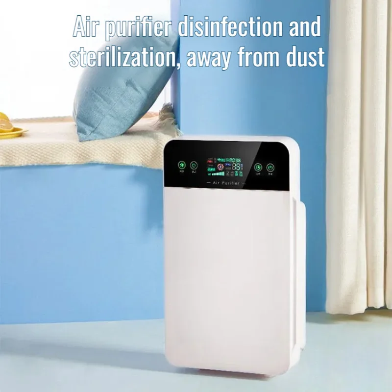 【UK Plug】 Household Intelligent Negative Ion High-efficiency Composite HEPA Filter AIR Purifier Digital Multifunctional Purifier