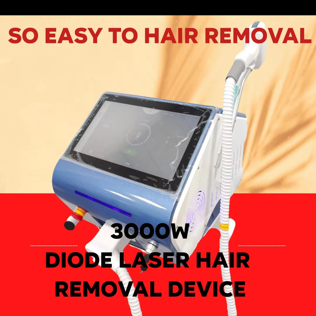 4 Waves Soprano Diode Laser Hair Removal Machine Titanium Professional 4000w Approved Permanent Pain 2024 Portable Epilator