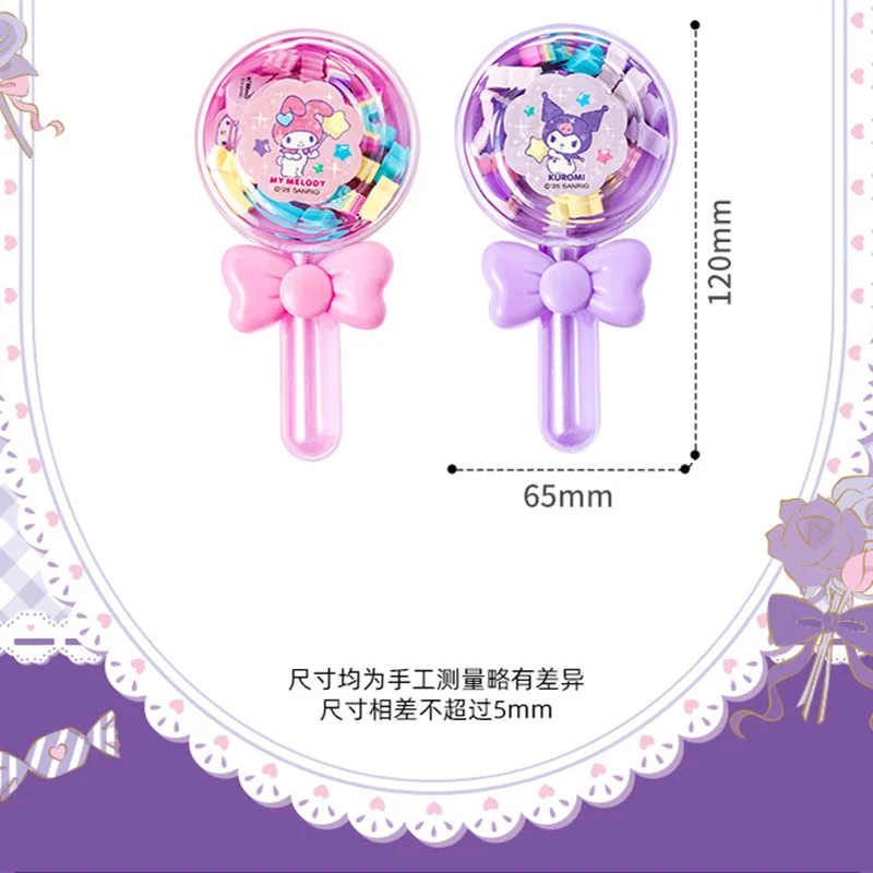 12pcs/Lot Creative Bow Tie Lollipop Eraser Cartoon Fun Pupils Special Rubber Wholesale