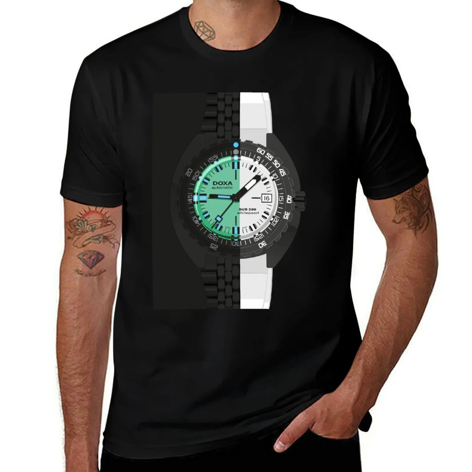 

Doxa Watch White Pearl T-Shirt new edition shirts graphic tee Blouse mens cotton t shirts