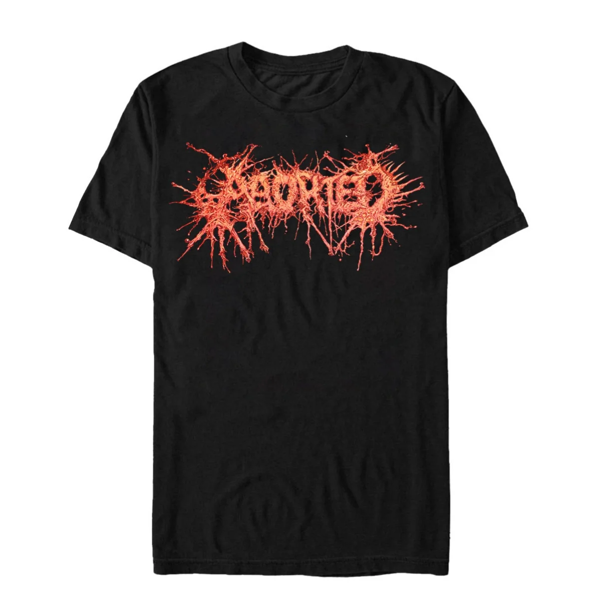 Rare Aborted Graphic Cotton Band T-shirt Unisex Summer Short Sleeve Fashion Brand Tee Luxury Casual Vintage Tees