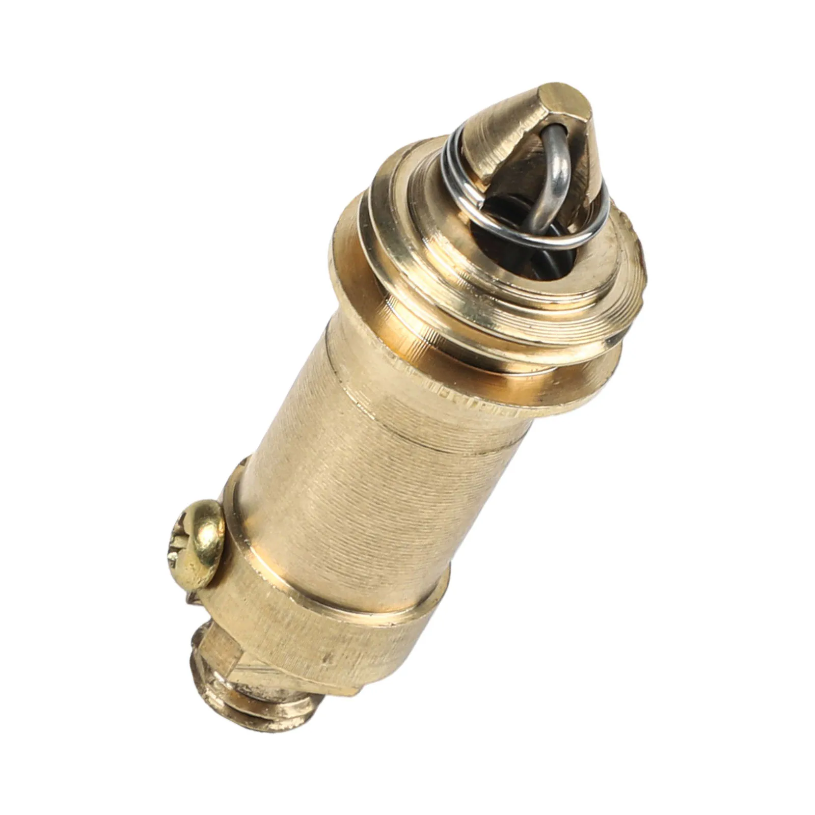 Brass Basin Drain Waste with Click Clack and Spring-Loaded Bounce Valve Designed for Standard Installation Threads