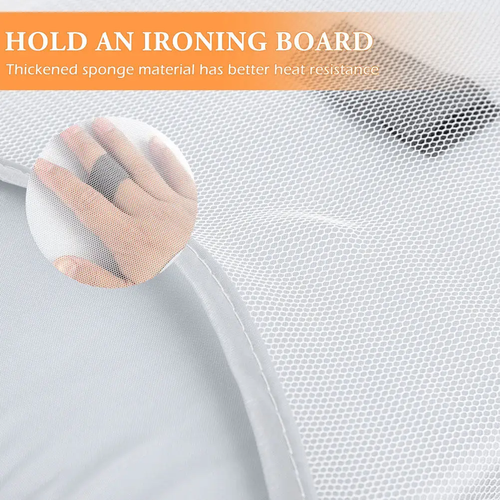 2Pcs Mini Handheld Ironing Board for Travel Home Use Heat Resistant Polyester Sponge Garment Ironing Glove with Finger Hanging