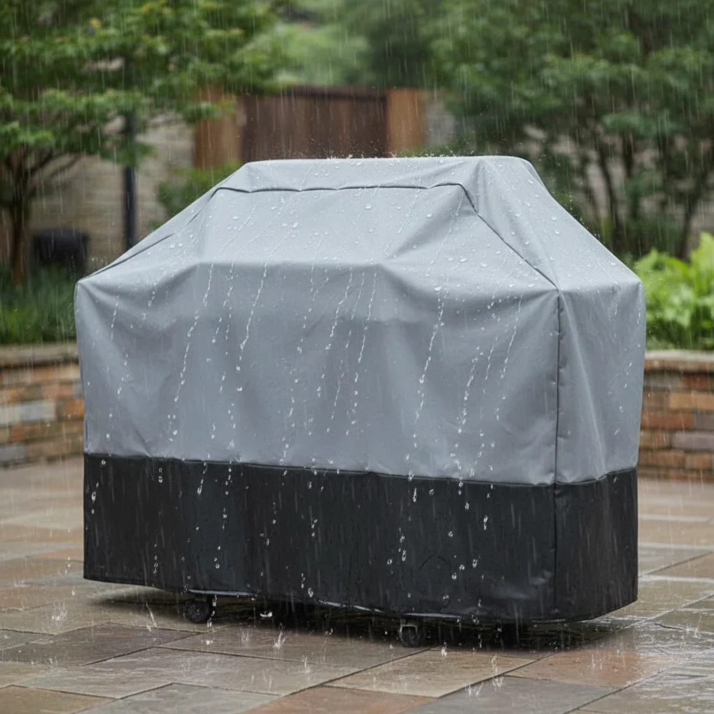 210D Outdoor Waterproof Grill Cover,Home Oven BBQ Cover,Garden Protective Cover,UV Resistant Heavy Duty Carbon Grill Cover