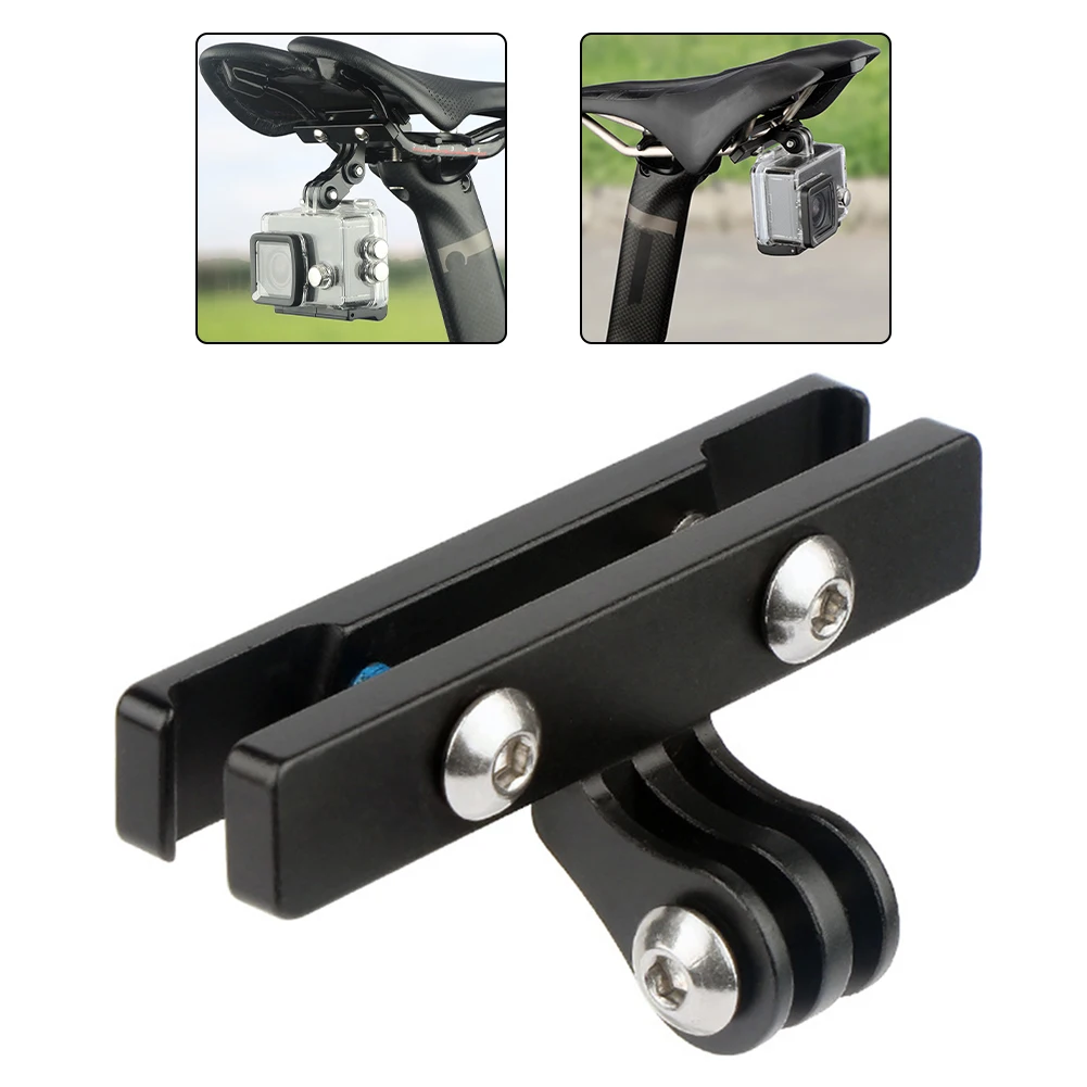 

For Bike Seat Rail Mount Bracket Saddle Action Camera Mount Adapter Aluminum-Alloy Cycling Bicycle Accessories