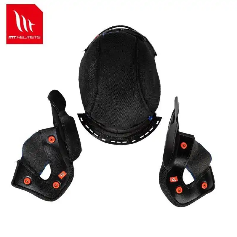 Original MT THUNDER 3 JET Helmet Lining Original MT Raytheon 3 Half Helmet Replacement Lining Ear Cascos Para Moto Accessories