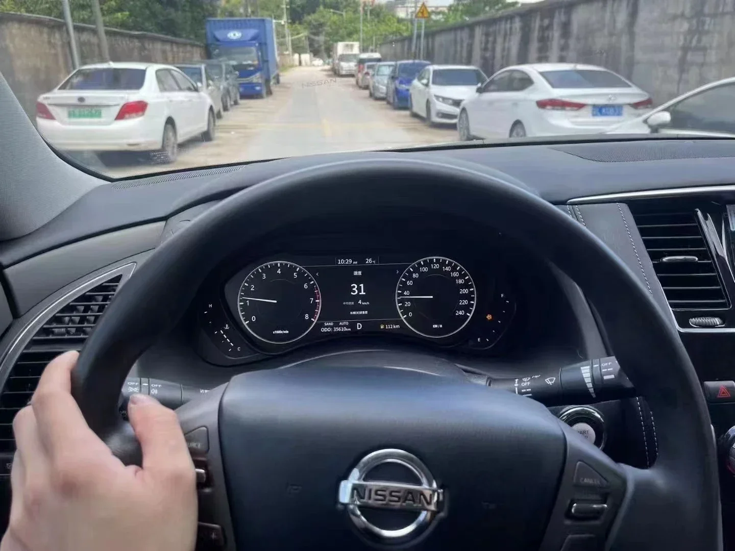 12.3 بوصة IPS شاشة Lcd لنيسان باترول Y62 أداة العنقودية لوحة عدادات السيارة مخصص #3