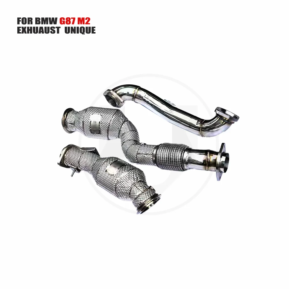 

UNIQUE Exhaust Manifold Downpipe for BMW G87 M2 Car Accessories With Catalytic converter Header Without cat pipe