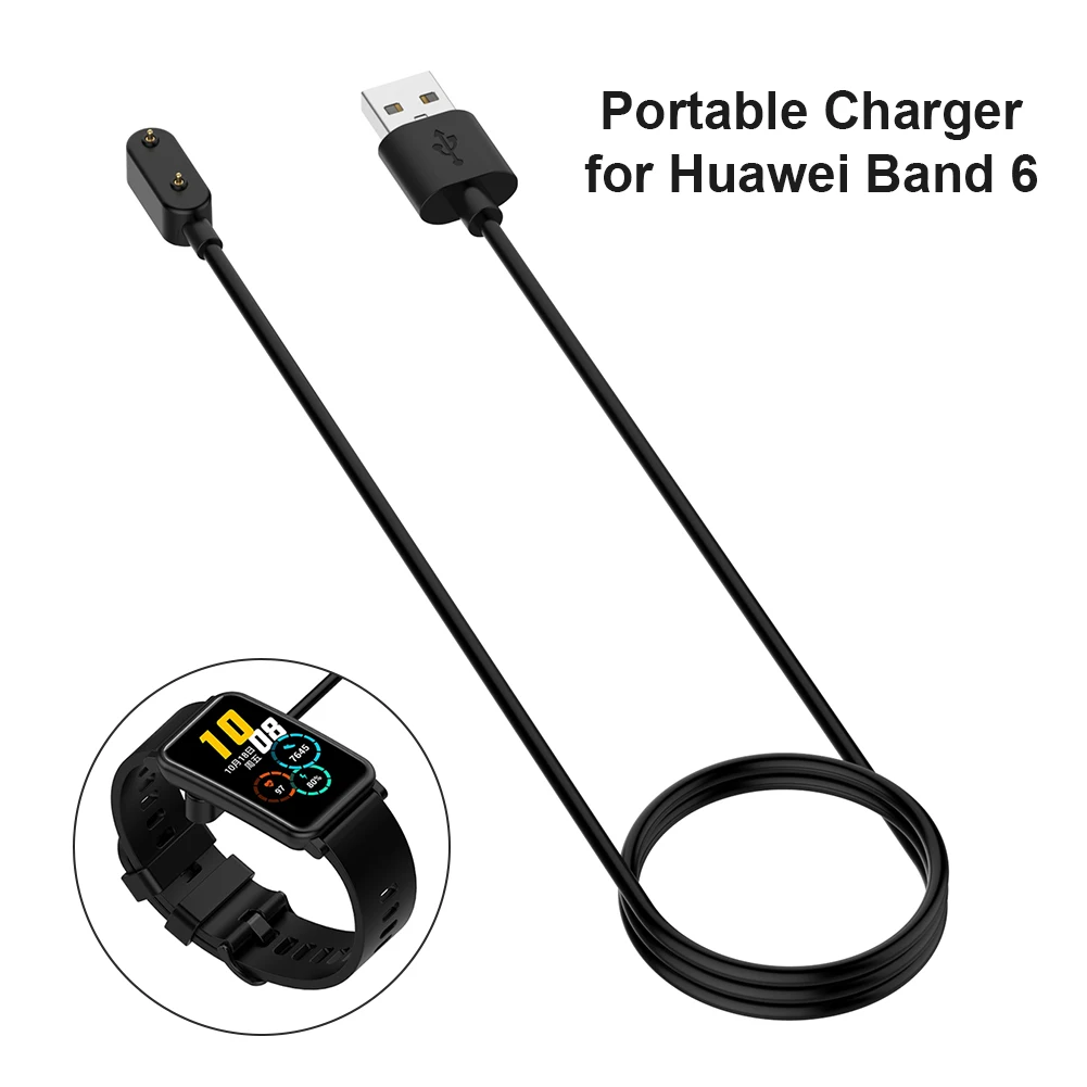 Charging Cable Fast Charging Watch Accessories for Huawei Band 6 Pro/Huawei Watch Fit Honor Band 6 Charger Cord