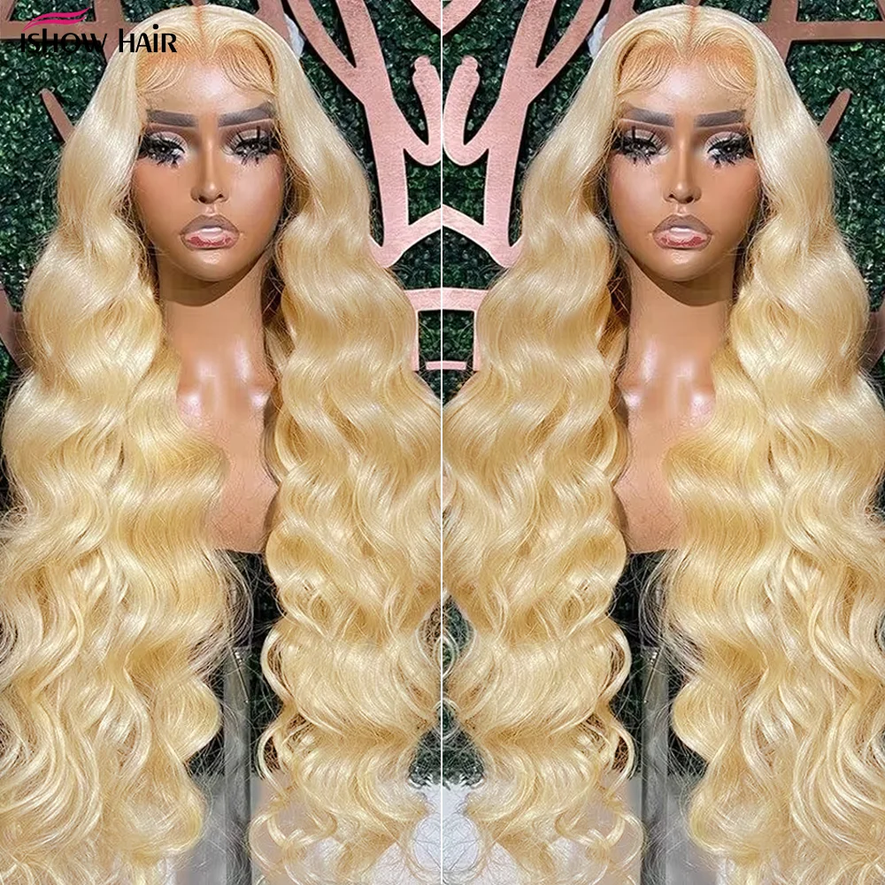 Clearance Pruik 613 Blonde Lace Front Pruik Schip Van Ons 100% Menselijk Haar 13X4 Body Wave Human Hair Pruiken Braziliaanse Lace Frontale Pruik