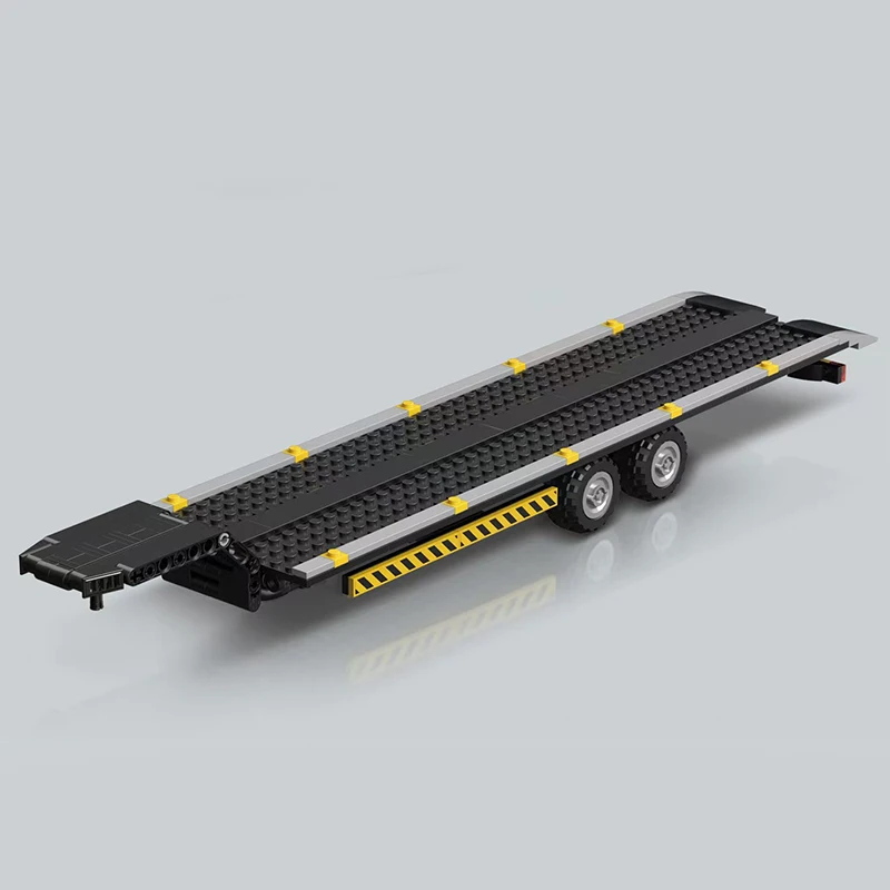 Europese vrachtwagenkop bouwstenen Techniekserie Vrachtwagen Semi-trailer Tractorunit Educatief montagespeelgoed Kind Vakantiecadeau