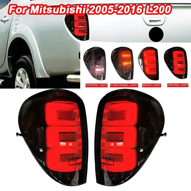 

Car LED Tail Light Rear Turn Signals Running Brake Lights Rerversing Lamps For Mitsubishi L200 2005-2016 Colt 2007-2015