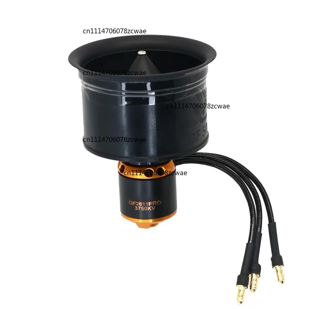 50mm EDF 12 Blades Ducted Fan 2611 3100KV 3750KV Brushless Motor 60A ESC 3-6S for RC Fixed Wing Airplane Jet Model