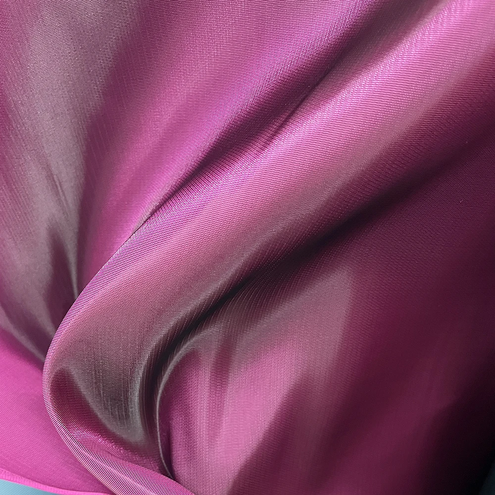 red Ivory green pink Thin mirror-like Mikado satin Wedding dress Evening dress Party dress Performance costume fabric