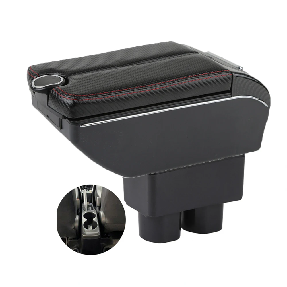 

For Toyota Yaris vios Armrest Box Toyota Yaris vios Car Armrest Auto Storage Box Arm Bracing heighten Interior Details Retrofit