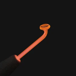 1Pcs High Frequency Electrotherapy Wand Small Mushroon Facial Body Glass Electrode HF Replacement Nozzle