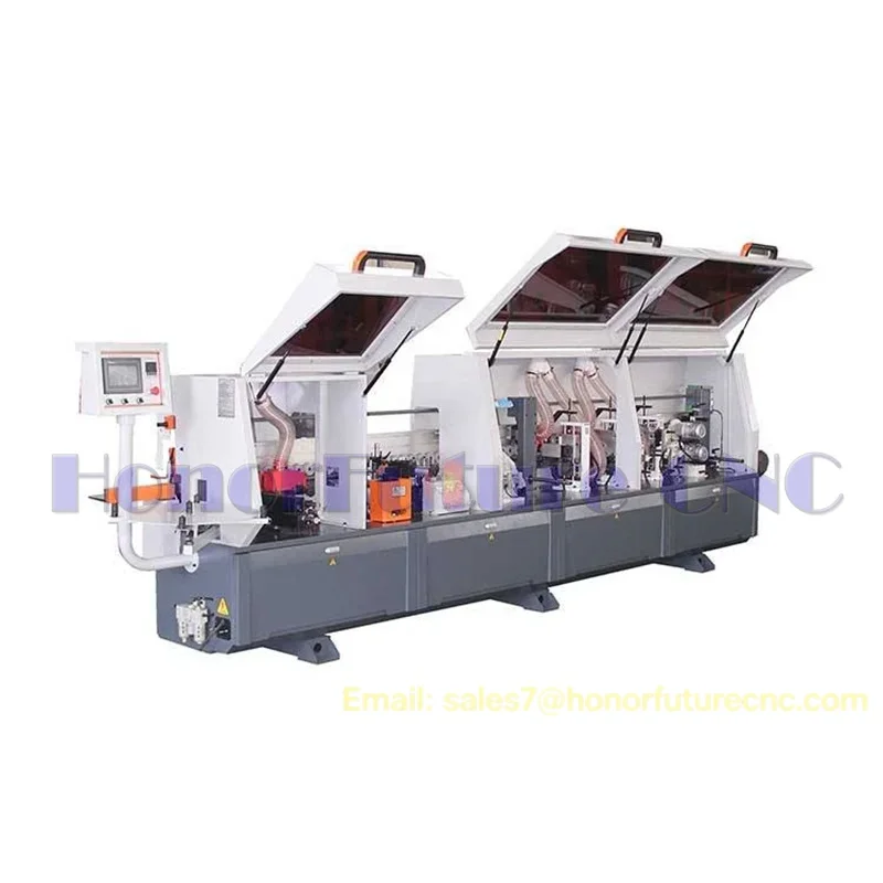Compact Edge Banding Tape Machine 7 Function Pre-milling CNC MDF Cutting and Edge Banding Machine for Woodworking