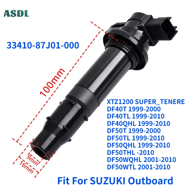 

Motorcycle Electrical Ignition Spark Plug High Pressure Cap For SUZUKI DF40T DF40TL DF40QHL DF50T DF50TL DF50QHL DF50WTL XTZ1200