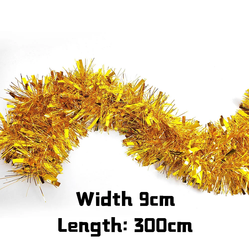 3 m glitzernde Quasten, Fransen, Banner, glänzendes Roségold, Metallfolie, Quastengirlande für Weihnachten, Geburtstag, Party, Wandhintergrund, Dekoration – Detail 27