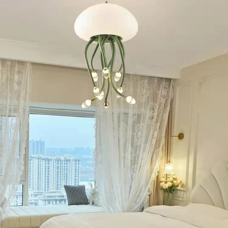 

Designer Style Internet Famous Jellyfish Floor Lamp Nordic Living Room Sofa Side Bedroom Homestay Pendant Light