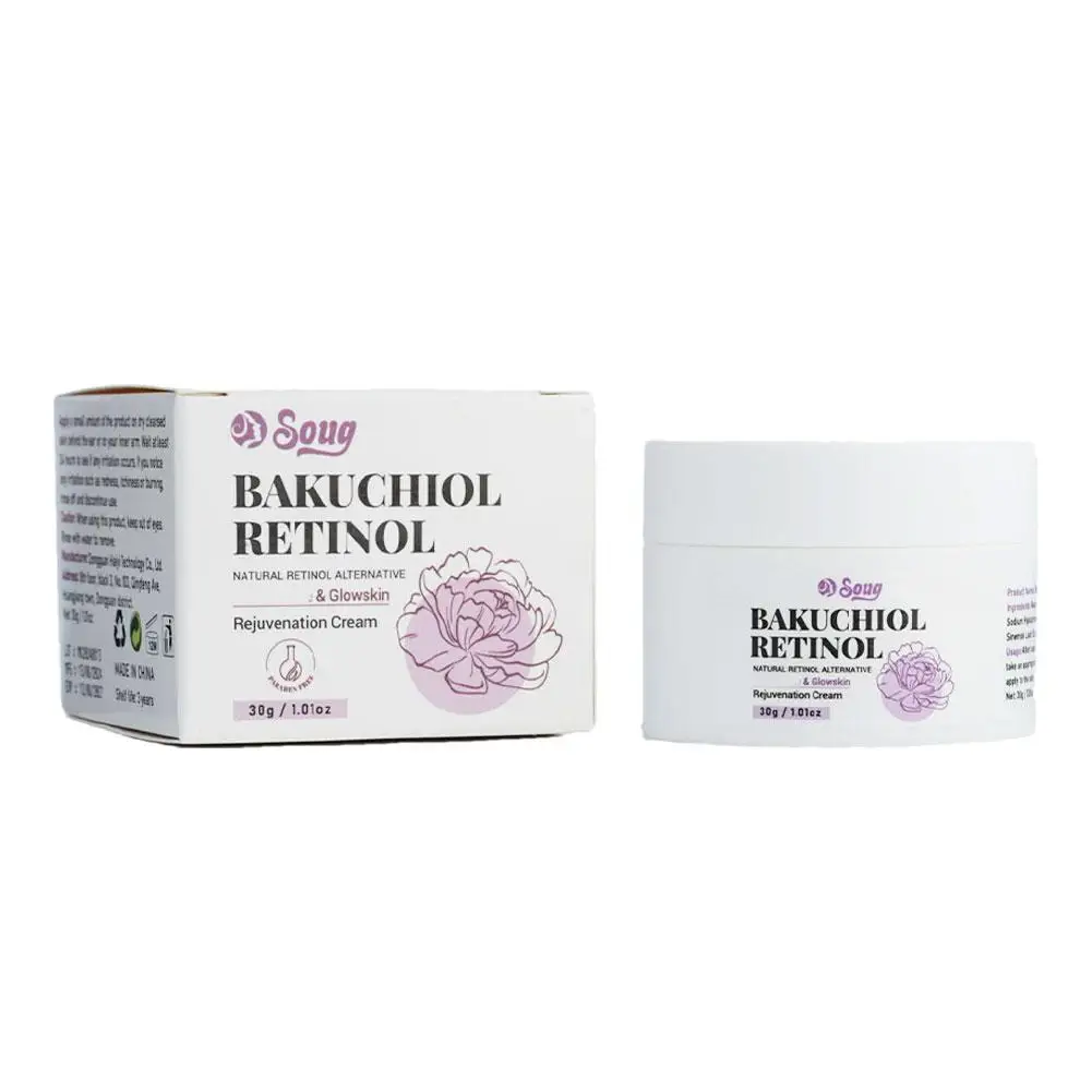 SOUG 30ml Retinol Rejuvenescimento Creme Bakuchiol Retinol Retinol Rosto Hidratante Luta & Pele Soro Creme Cuidados Vitamina T5S7