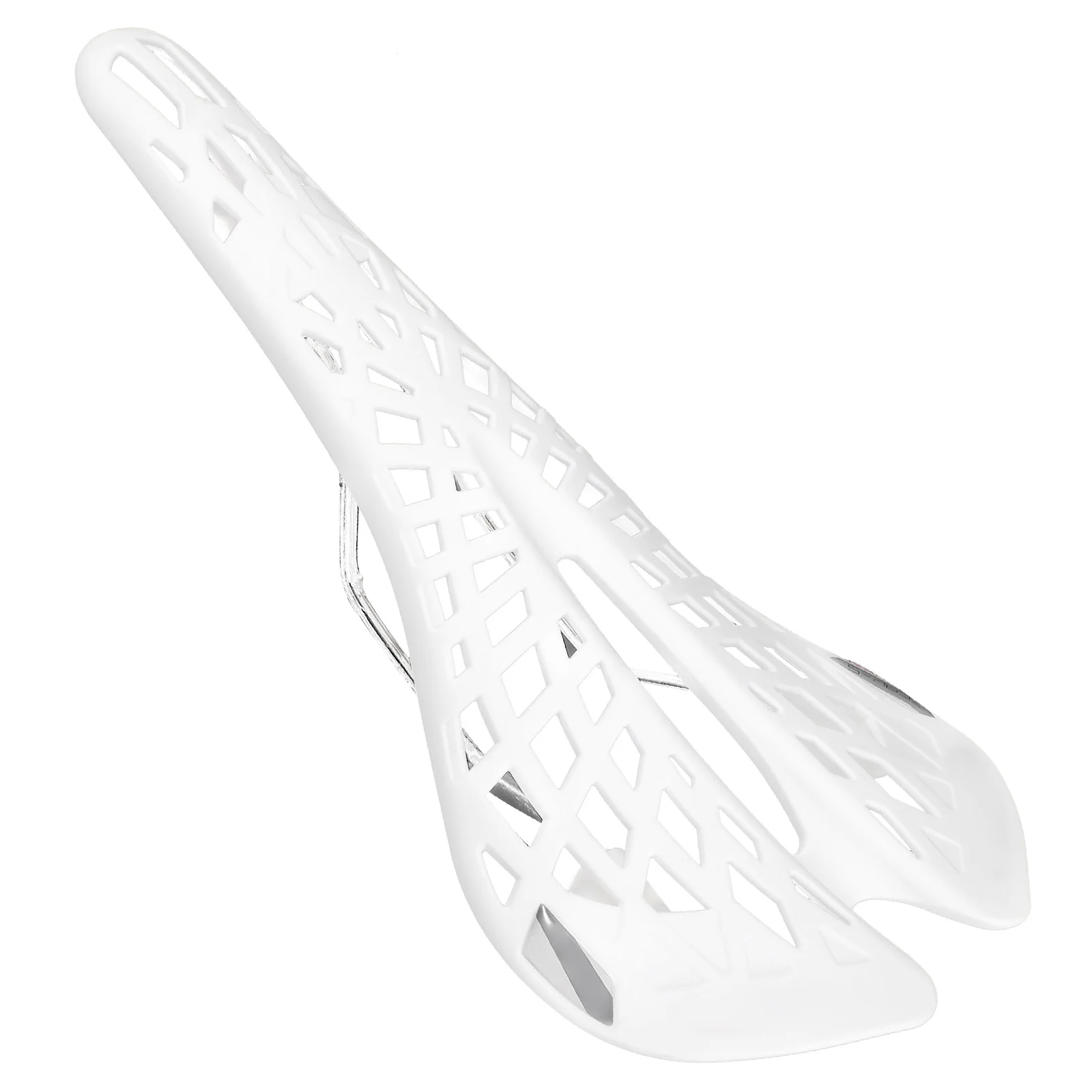 

Mountain Bike Saddle Spider Web Design Breathable Anti-Slip Durable Plastic Cushion For Men Women Bicycle Seat Pad