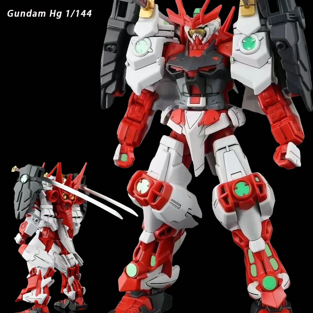 

Bandai sengoku accidentally entered the red frame Hg 1/144 assembly model robot toy desktop decoration gift collection