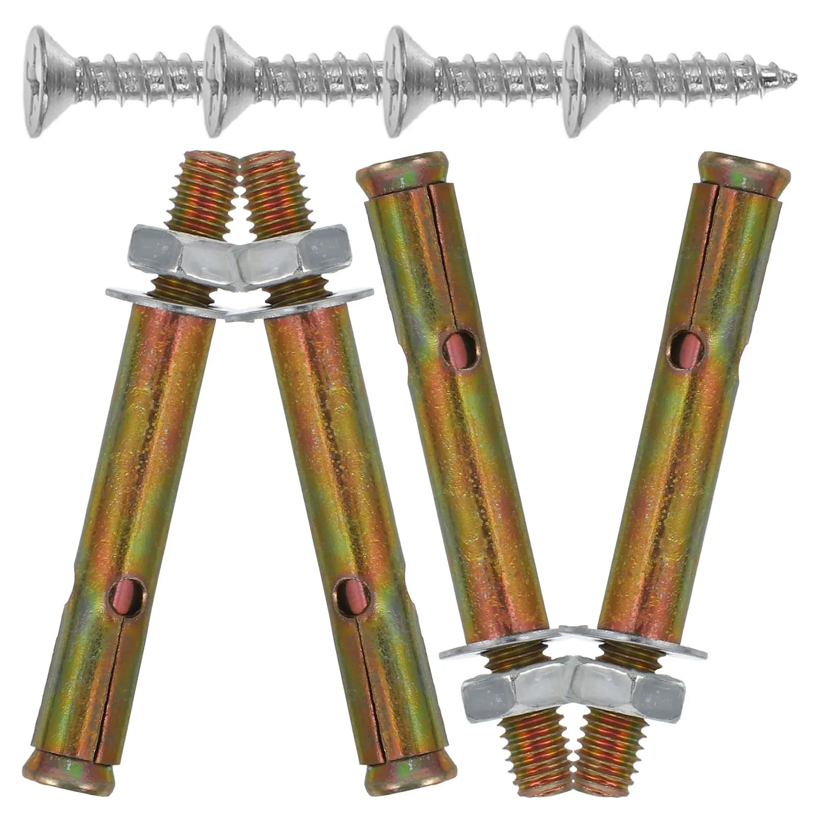 

8 Pcs Screw Head Carbon Steel Bolt for Anchors Drywall Hardware Accessories Masonry Anchors Masonry Sleeve