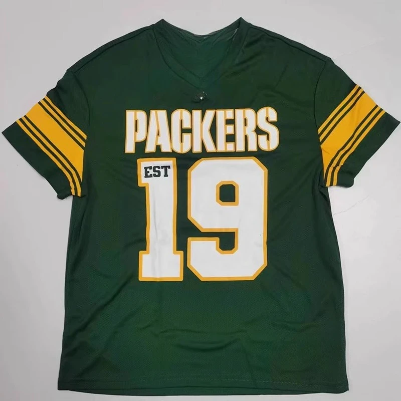 تي شيرت NFL مطبوع ثلاثي الأبعاد الأكثر مبيعًا لعام 2025 بأكمام قصيرة ورقبة دائرية للرجال والنساء في الصيف، سريع الجفاف وجيد التهوية.