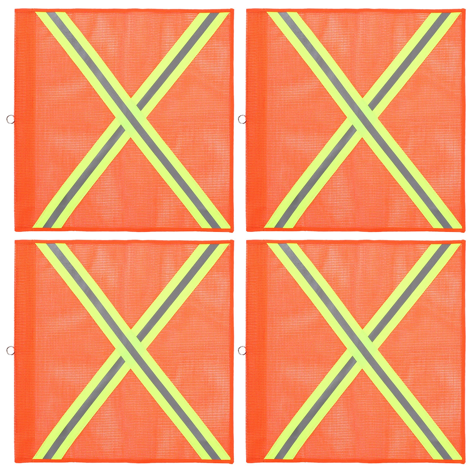 4 szt. Odblaskowych flag ostrzegawczych o wysokiej widoczności do ciężarówek, przyczep, pojazdów, sygnałów awaryjnych, bezpieczeństwo na zewnątrz