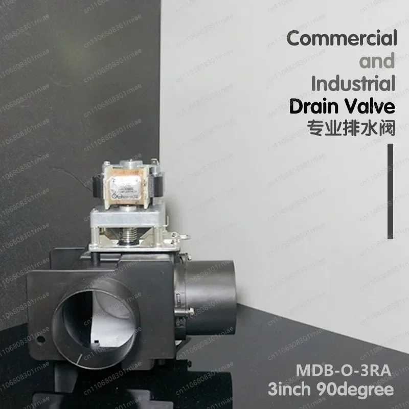 3 Inch 90 Degree Industrial Washing Machine Drain Valve Exact Fit Replacement Part MDB-O-3RA SC for Commercial Washer Repair