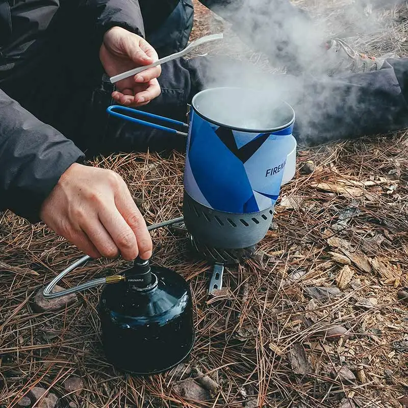 Fire-Maple Mars Radiant Stove System Kompakter winddichter Wärmetauscher mit Druckregelventil für Camping und Backpacking – Detail 11